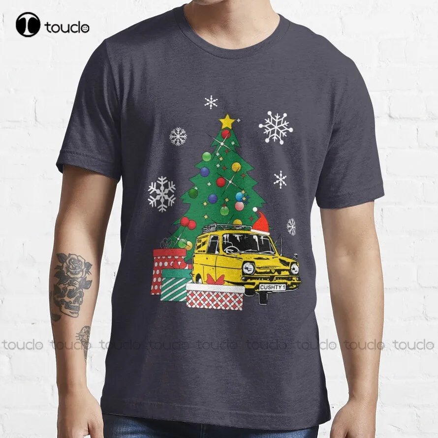 

Only Fools And Horses Car Around The Christmas Tree T-Shirt Graphic Tees Men Custom Aldult Teen Unisex Xs-5Xl Cotton Women Men
