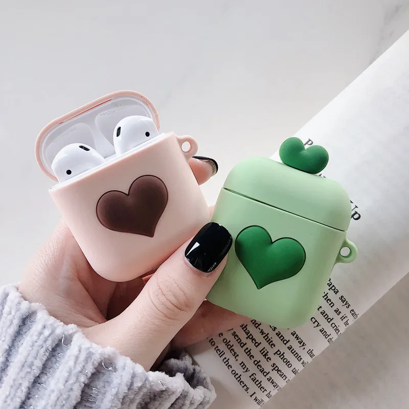 Оптовая продажа мультяшный беспроводной чехол для наушников с Bluetooth Apple AirPods 1/2