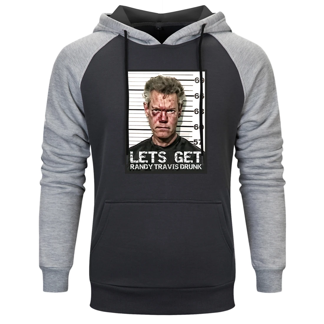 Lets Get пуловер реглан с буквенным принтом Зимняя Повседневная Мягкая флисовая