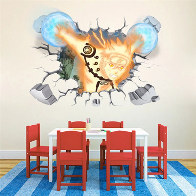 3d-постеры японские аниме настенные Стикеры для мальчика детское пространство