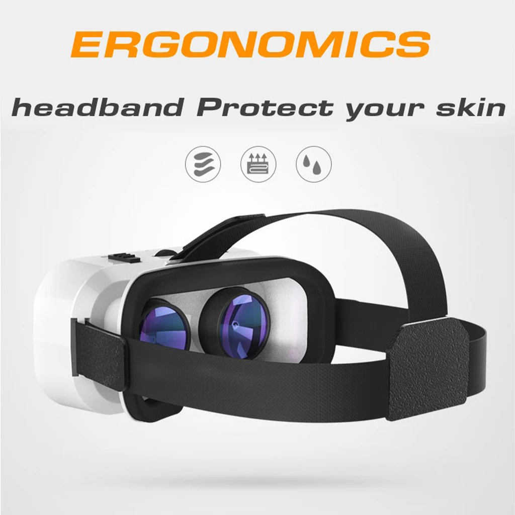 

3D Virtual Reality VR Glasses VR Shinecon 3D Movie & Games Portable Glasses for 4.7''-6.53'' Mobile Phone Fast delivery
