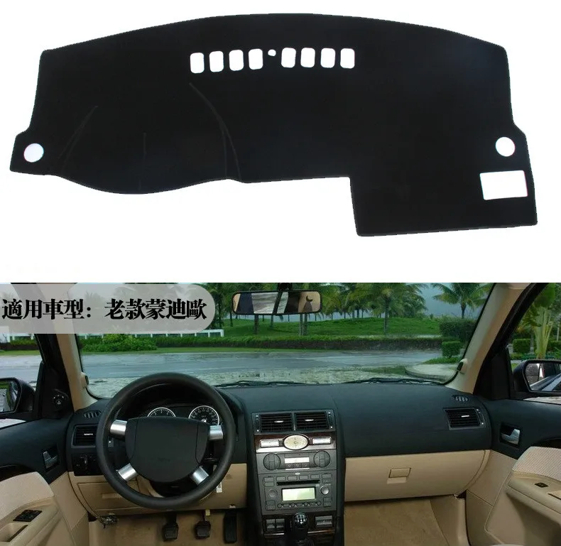 

Для Ford Mondeo MK3 2000 2001 2002-2006 приборной панели крышки коврик панель dashmat тире козырек от солнца автомобильный Стайлинг Инструмент ковер автомоби...