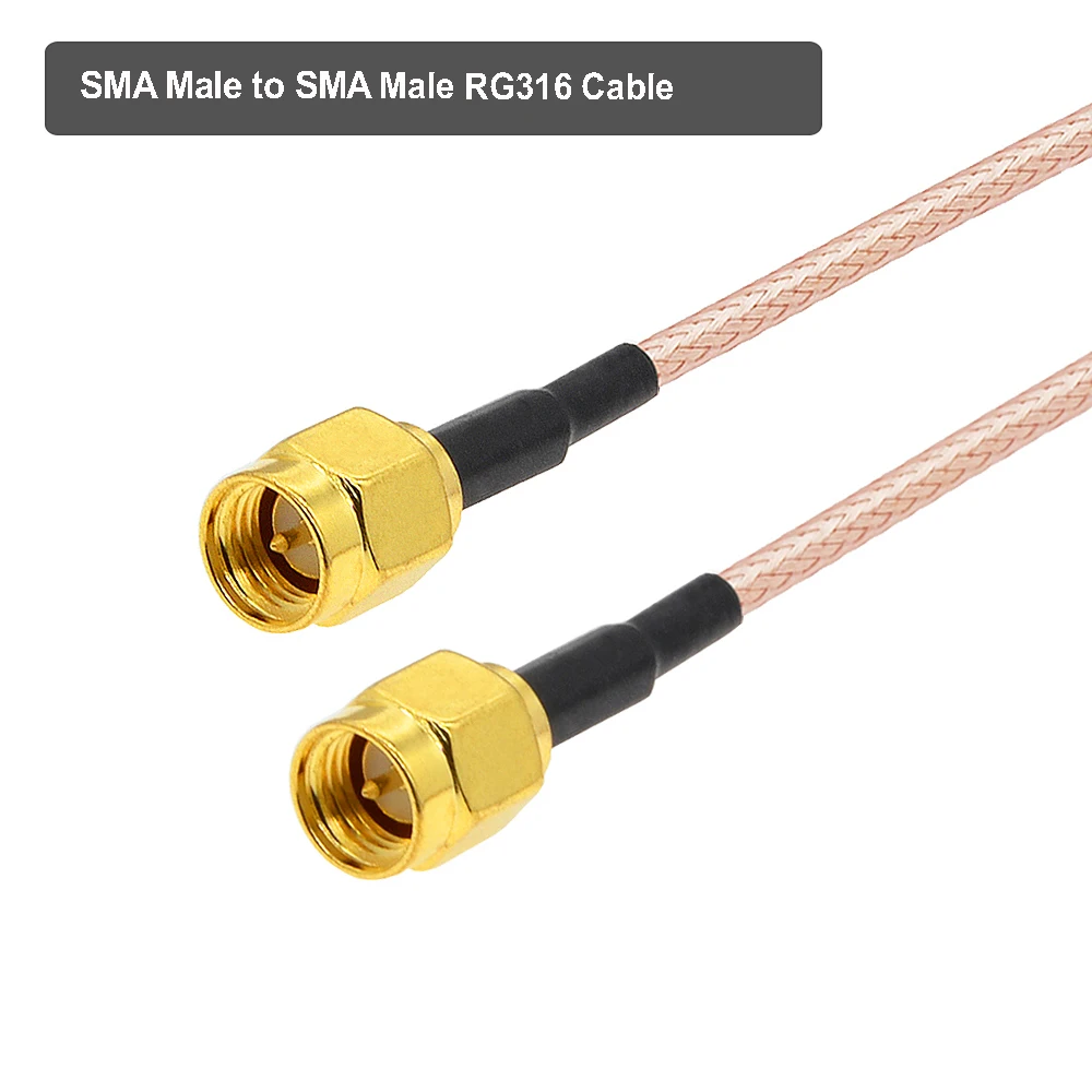 2 шт./лот RP-SMA мужчина к переходник с внутренней резьбой кабель RG316 50 Ом ВЧ
