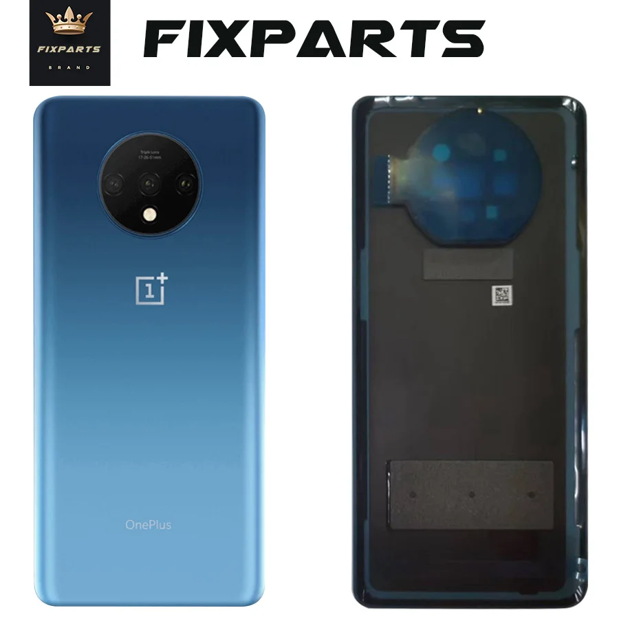 Оригинальный Новый Oneplus 7T заднее стекло Pro крышка батареи задняя панель Корпус
