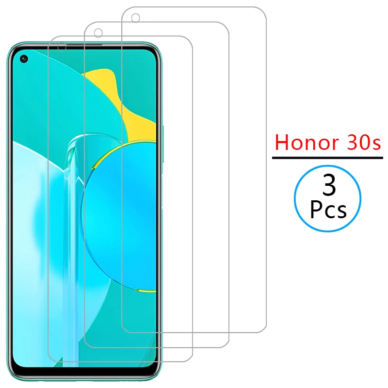 

protective glass for huawei honor 30s screen protector tempered glas on honor30s 30 s s30 film huwei hawei honer onor honr hono