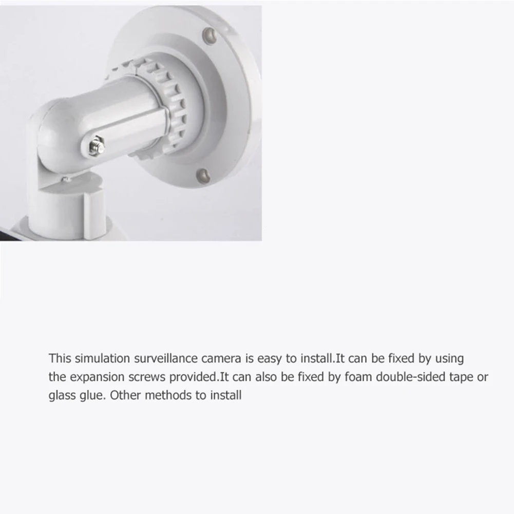 

VODOOL Solar Fake Camera Outdoor Waterproof Security Dome Dummy Camera With LED Light Surveillance CCTV Camera Wholesale