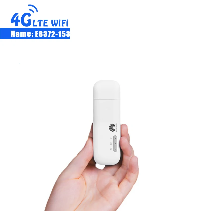 Разблокированный huawei E8372 150 Мбит/с модем E8372-153 huawei 4G Wifi маршрутизатор 4G LTE Wifi модем LTE+ 2 шт антенна