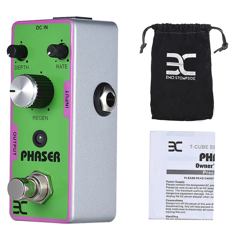 Eno Ex Tc-42 Phaser гитарный эффект педаль фазовой электрогитары полностью металлический корпус для гитары Запчасти и аксессуары