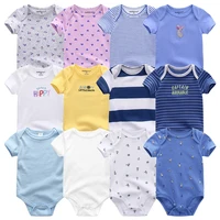 uniesx newborn baby rompers clothing 7pcslot infant jumpsuits 100cotton children roupa de bebe girlsboys baby clothes