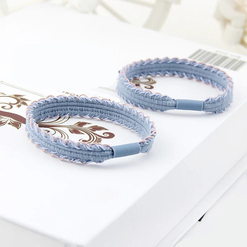 

New 1PC Simple Lace Elastic Hair Bands Tie Gum For Women Girls Scrunchie Ponytail Holder Rubber Bands Fashion Hair Accessories