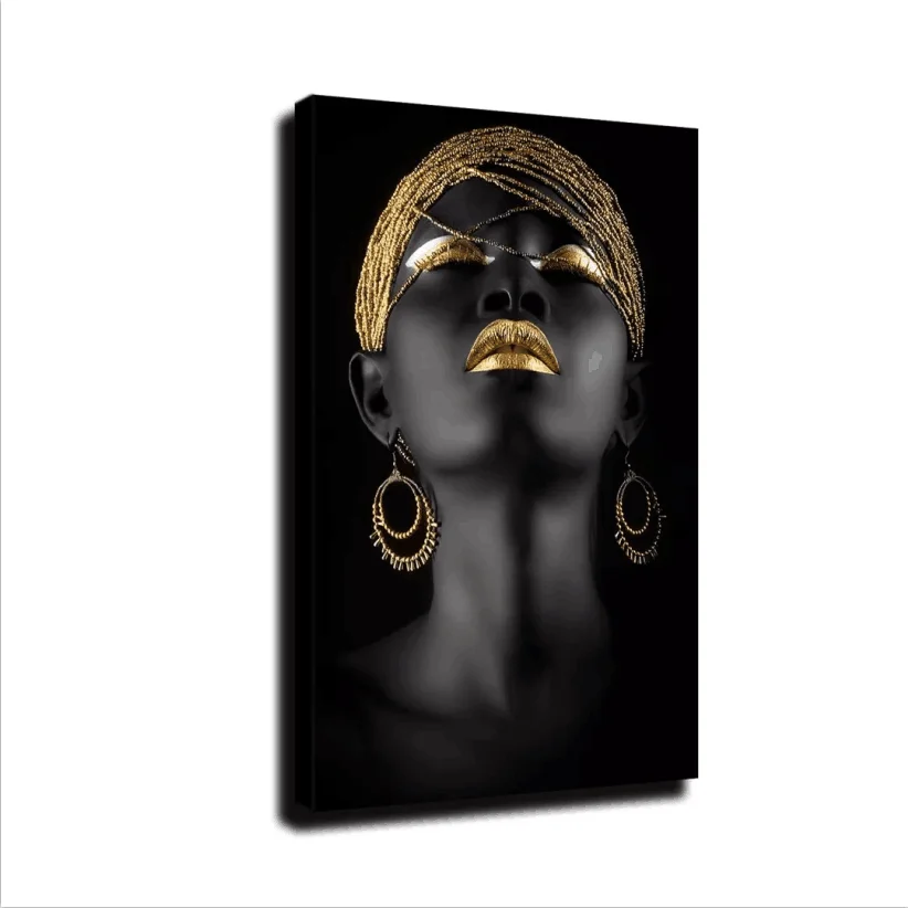 

African Women Art HD Canvas Print Home Decor Paintings Wall Art Pictures