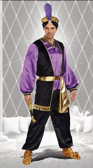 

Halloween Arabian King Costume Cosplay Male Adult Prince Costume