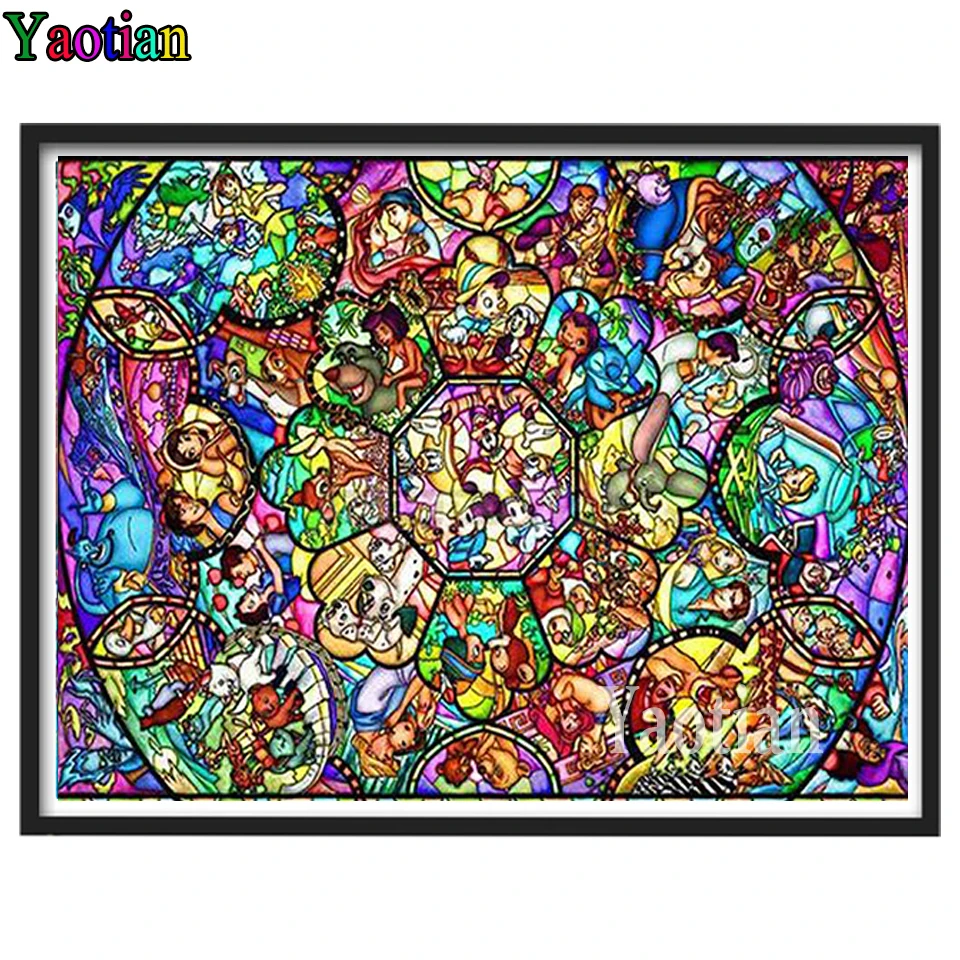 

Cartoon princess pattern 5d diy diamond painting cross stitch full square round drill rhinestone embroidery kits wall sticker