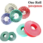 Резиновый скребок для трафаретной печати, 50 мм х 9 мм, один рулон, плоская острая головка 3,66 м, скребок для чернил