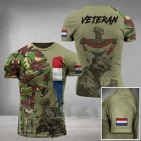 germany netherlands army veteran flag 3d printed high quality milk fiber t shirt summer round neck men female casual top 10