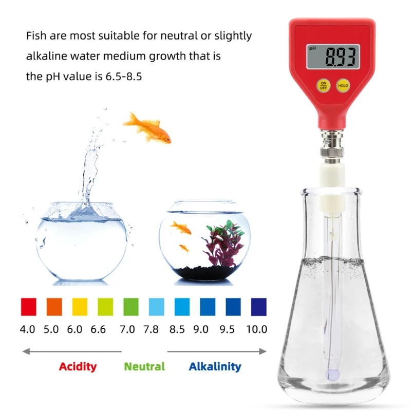 

L9BE PH-98107 PH Meter Digital Acidity Meter PH Tester Soil Meter Tester for Plants Flowers Vegetable Acidity Moisture PH Me