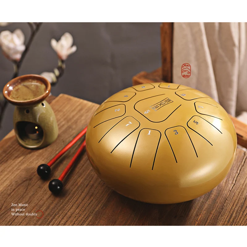 Барабан с язычком из легированной стали 8 дюймов 11 тонов 1 пара мальчиков + сумка