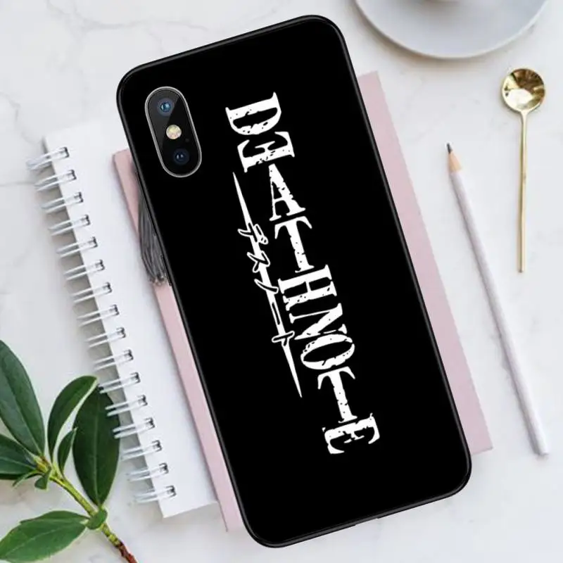 

Death Note Japan anime Phone Case for iPhone 11 12 pro XS MAX 8 7 6 6S Plus X 5S SE 2020 XR Luxury brand shell funda coque