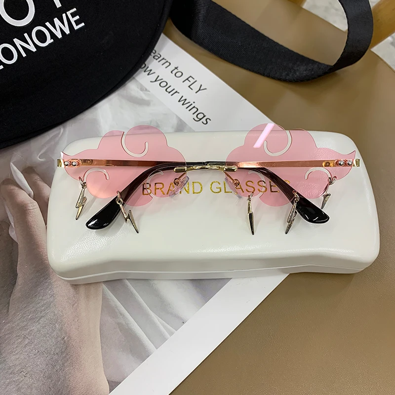 

Солнцезащитные очки KAMMPT с защитой UV400 для мужчин и женщин, брендовые дизайнерские Роскошные модные зеркальные солнечные очки без оправы с м...