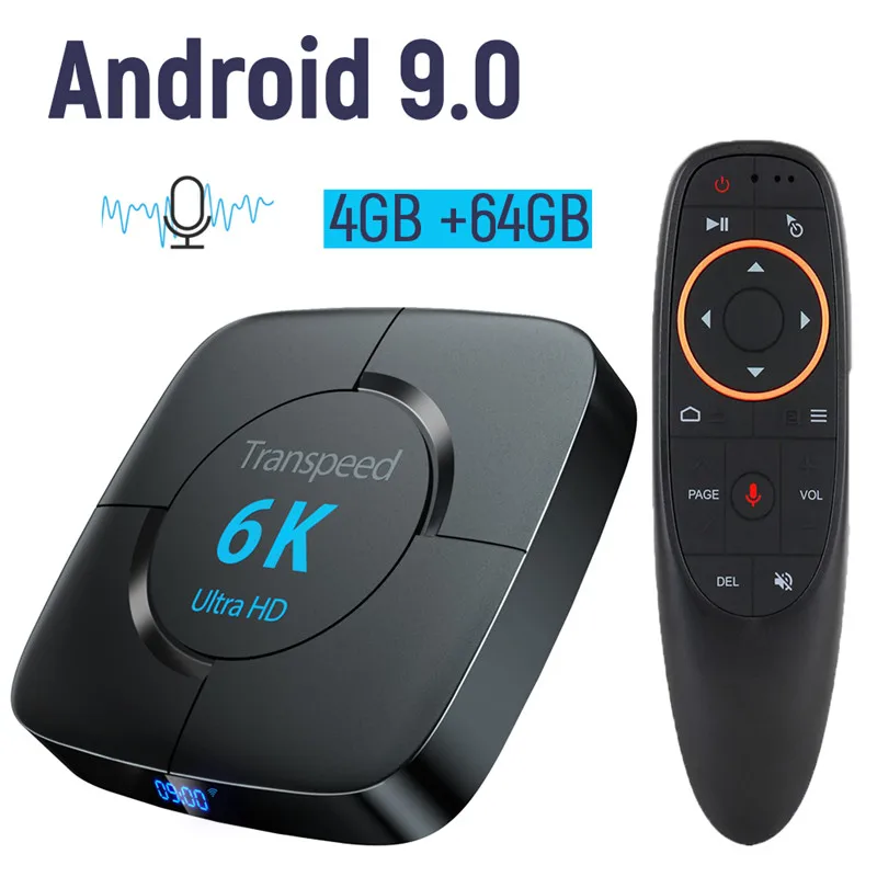 RK3318 H96 MAX Smart tv Box Android 9,0 4 Гб ОЗУ 64 Гб ПЗУ 32G 4K WiFi медиаплеер Google Voice Netflix Youtube 2G16G телеприставка