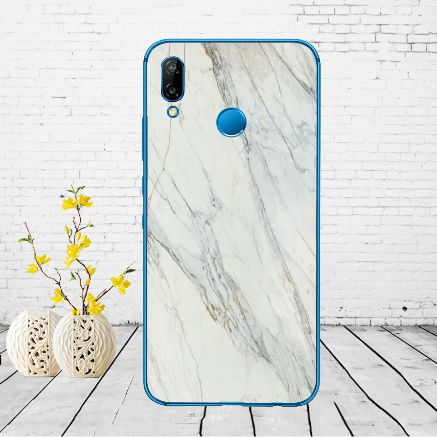 44DD мраморный камень Мягкий силиконовый чехол для Huawei P9 P10 P20 P30 Lite mate 10 20 PRO lite p smart чехол