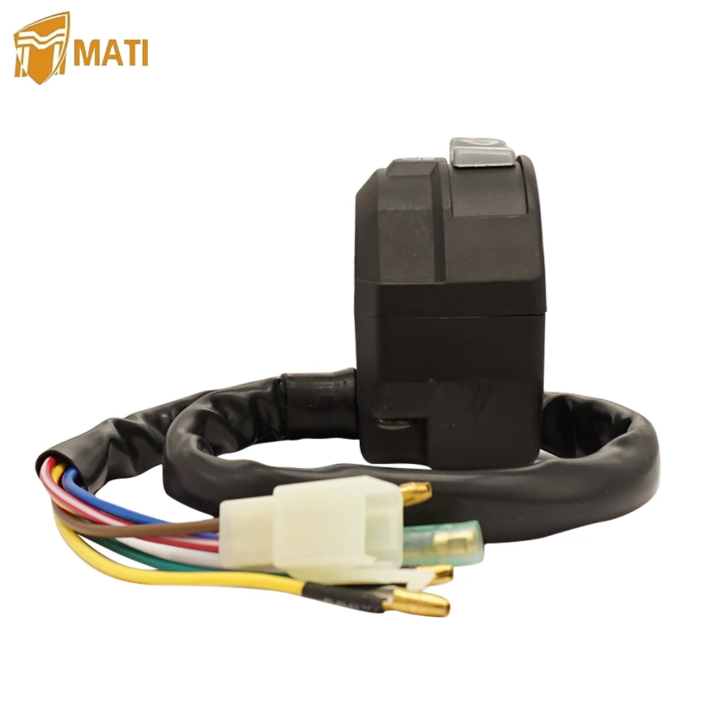 Левый переключатель на руль Управление запуском двигателя фара для Yamaha ATV Timberwolf