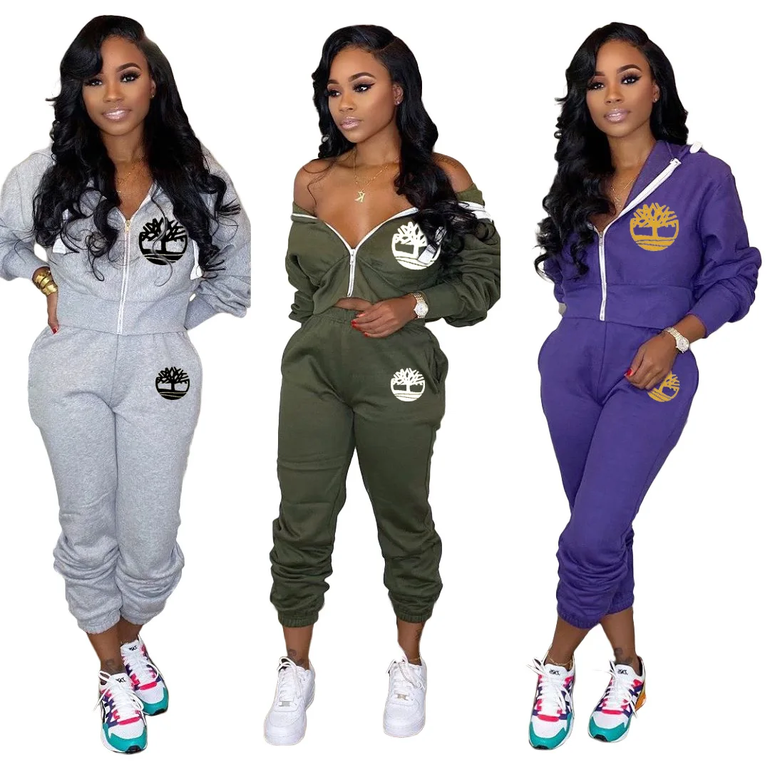 Plus Size 2 TWO PIECE SET Women Clothing Joggers Top+ Pants Tracksuit Track Suits Embroidered Sweatsuits Jogging Femme Outfits