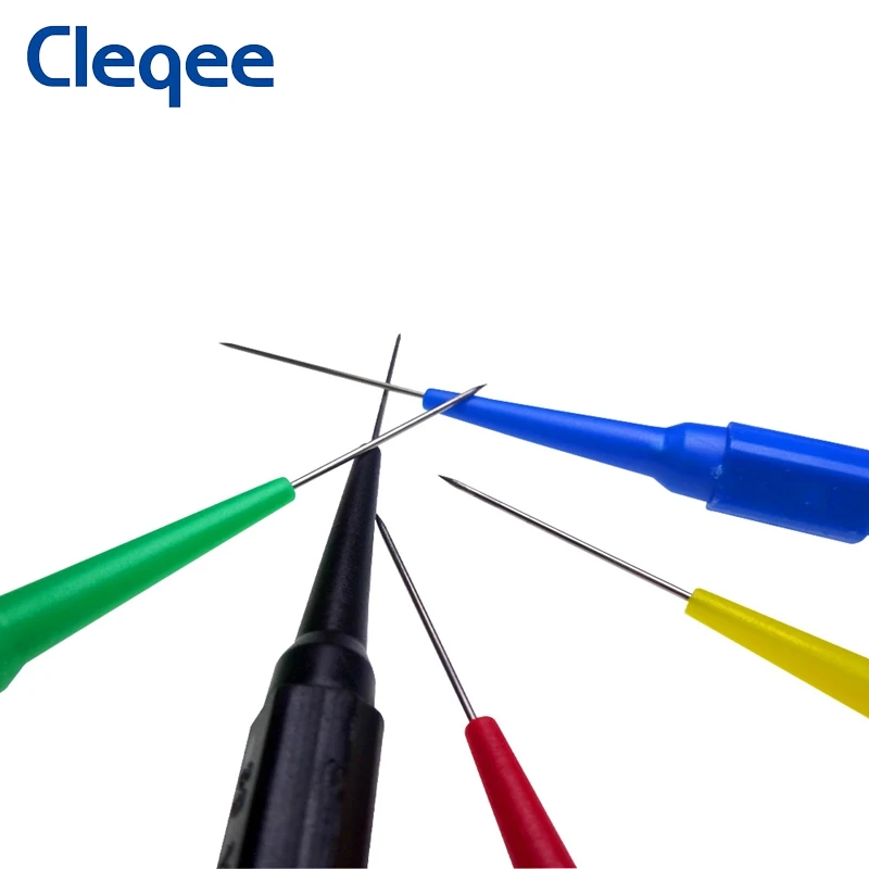 Мультиметр Cleqee P5007 щупы для измерения изоляции и пирсинга с 4 мм гнездом 30 в 10 шт. |