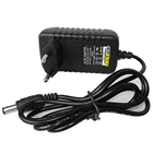 Адаптер-преобразователь для камеры видеонаблюдения, 12 В, 1 А, 100-240 В переменного тока, 12 В постоянного тока, 5,5 мА, штепсельная вилка европейского и американского стандарта, 2,1 мм x мм, для IP, AHD, TVI, CVI