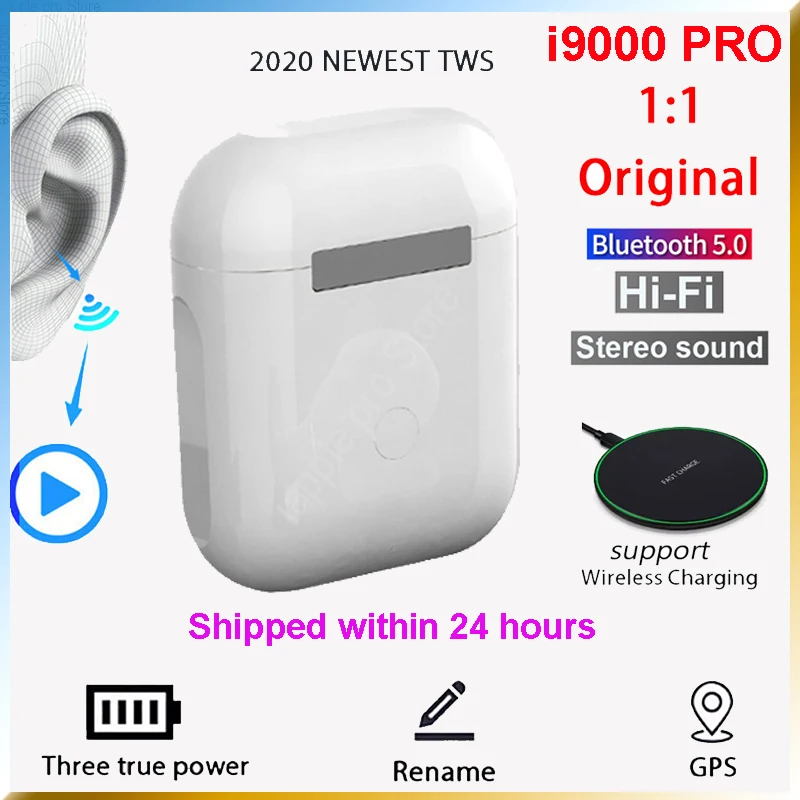 

TWS-наушники i9000 pro с поддержкой bluetooth 5,0