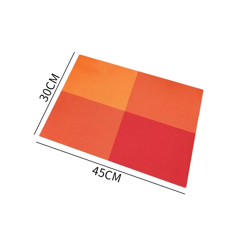 

5pcs/Lot New Modern Creative Fashion Placemat PVC Table Mat, Tianzi Grid Plate Mat, Bowl Mat, Dining Room Accessories 2021