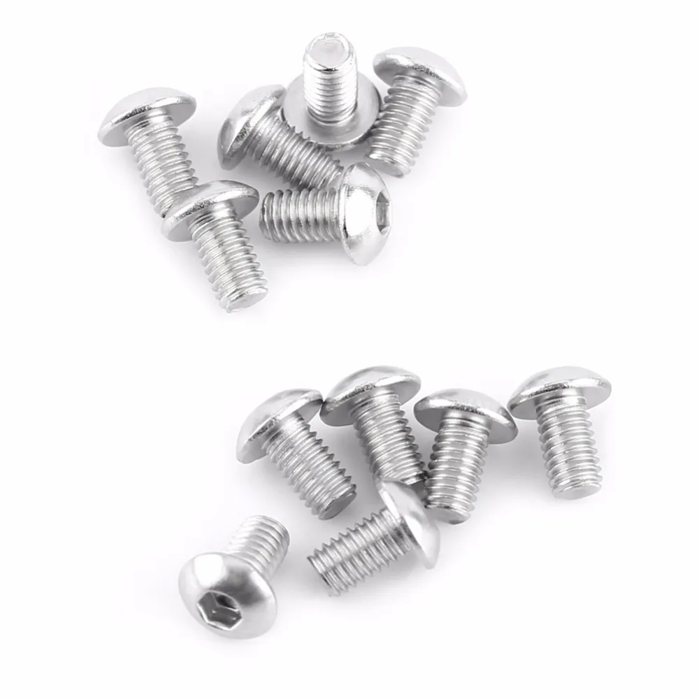 Болты и гайки M3 винты с шестигранной головкой из нержавеющей стали SS304 на кнопках