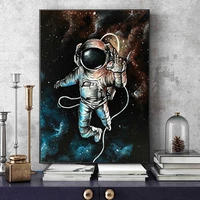 astronaut space dreaming stars limit canvas painting posters and prints wall art nordic pictures for living room home decoracion
