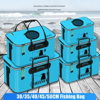 4050cm fishing bag fish bucket folding eva live fish box lure wheel storage durable outdoor camping hiking hand water box