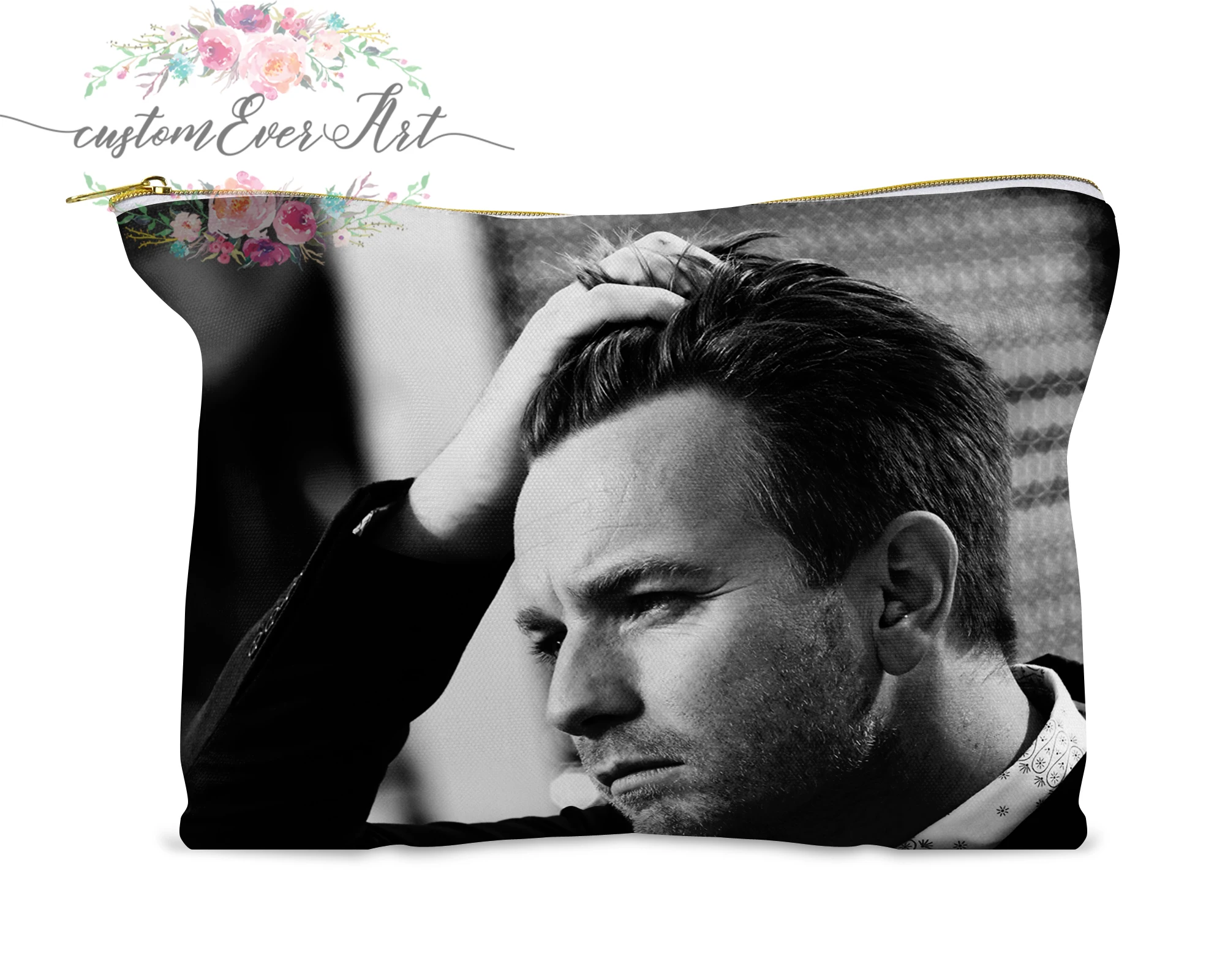 

Ewan McGregor cosmetic bag personalized small makeup bag funny makeup organizer toiletry bag zipper pouch