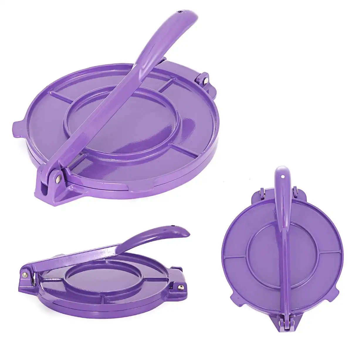 

8 Inch Kitchen Pancake Pan Aluminum Foldable Tortilla Press Maker Flour Corn Baking Pan Pie Tools Bakeware Kitchen Accessories