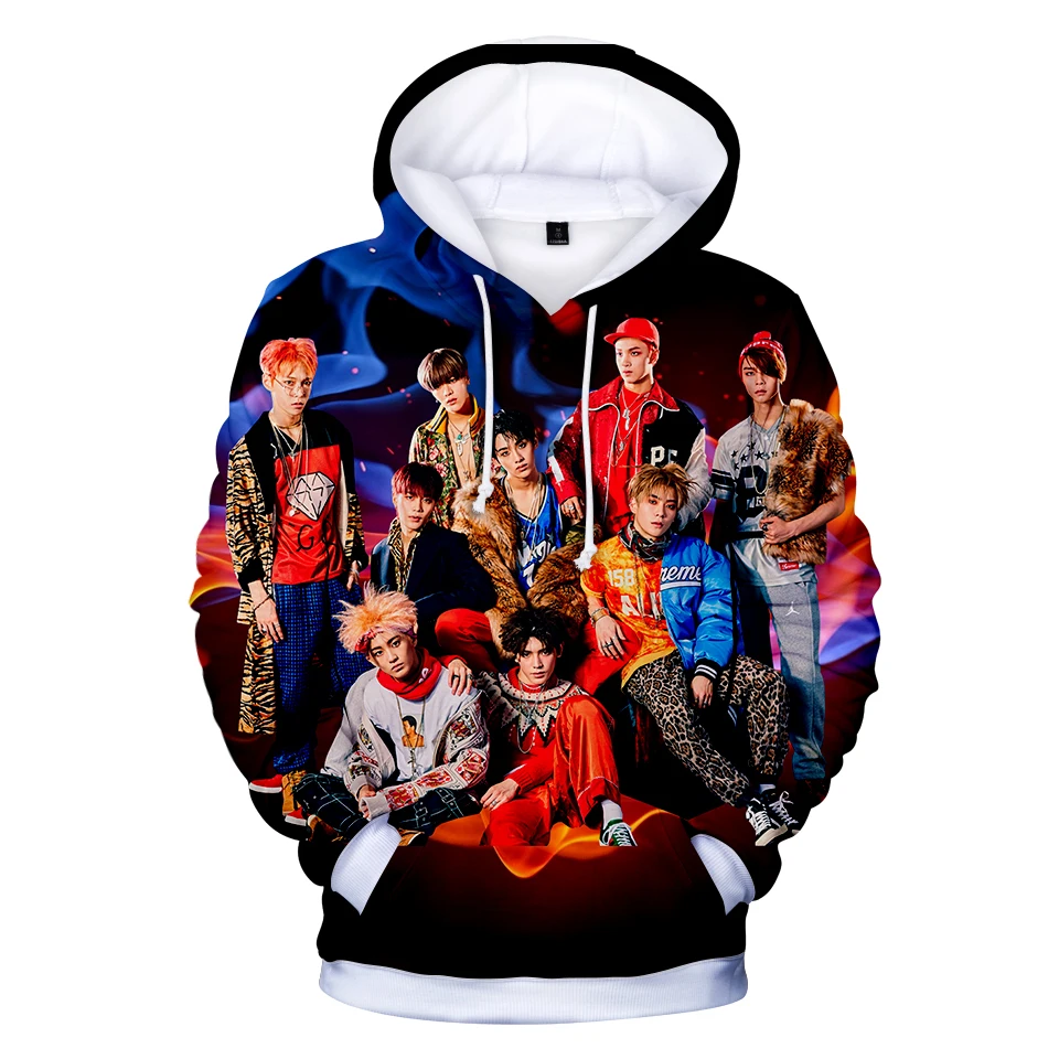 

Newest NCT 127 Hoodies Men/women Harajuku High Quality NCT 127 Men's 3D Hoodies Sweatshirt Hip Hop streetwear fashion tops