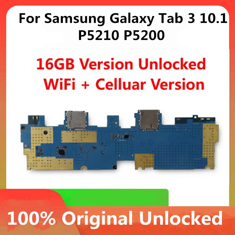 Материнская плата 16 Гб для Samsung Galaxy Tab 3 10 1 P5210 P5200 P5220 Wi Fi версия оригинальная