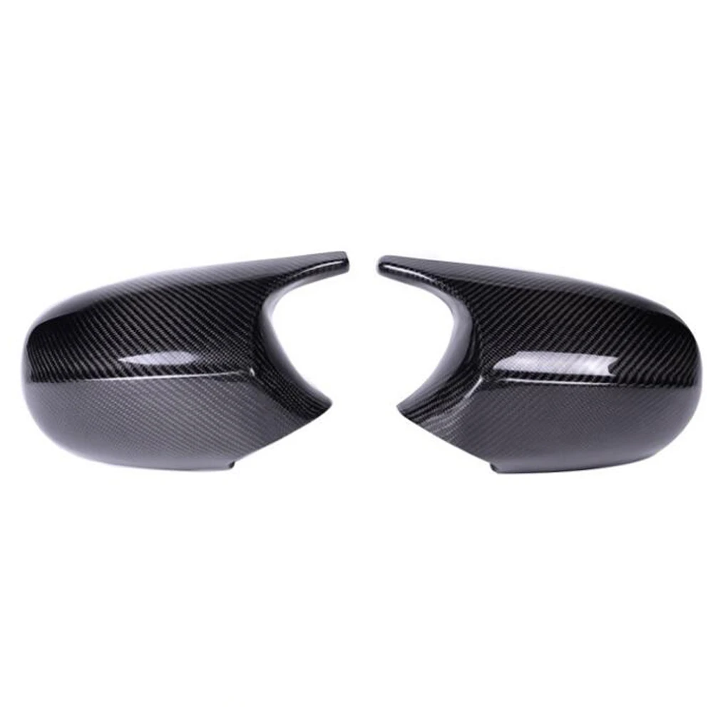 Rearview Mirror Covers for Bmw 1 3 Series E81 E82 E87 E88 E90 E91 E92 116i 118i 120i 320i 328i 330i ABS Carbon Fiber Gloss Black |