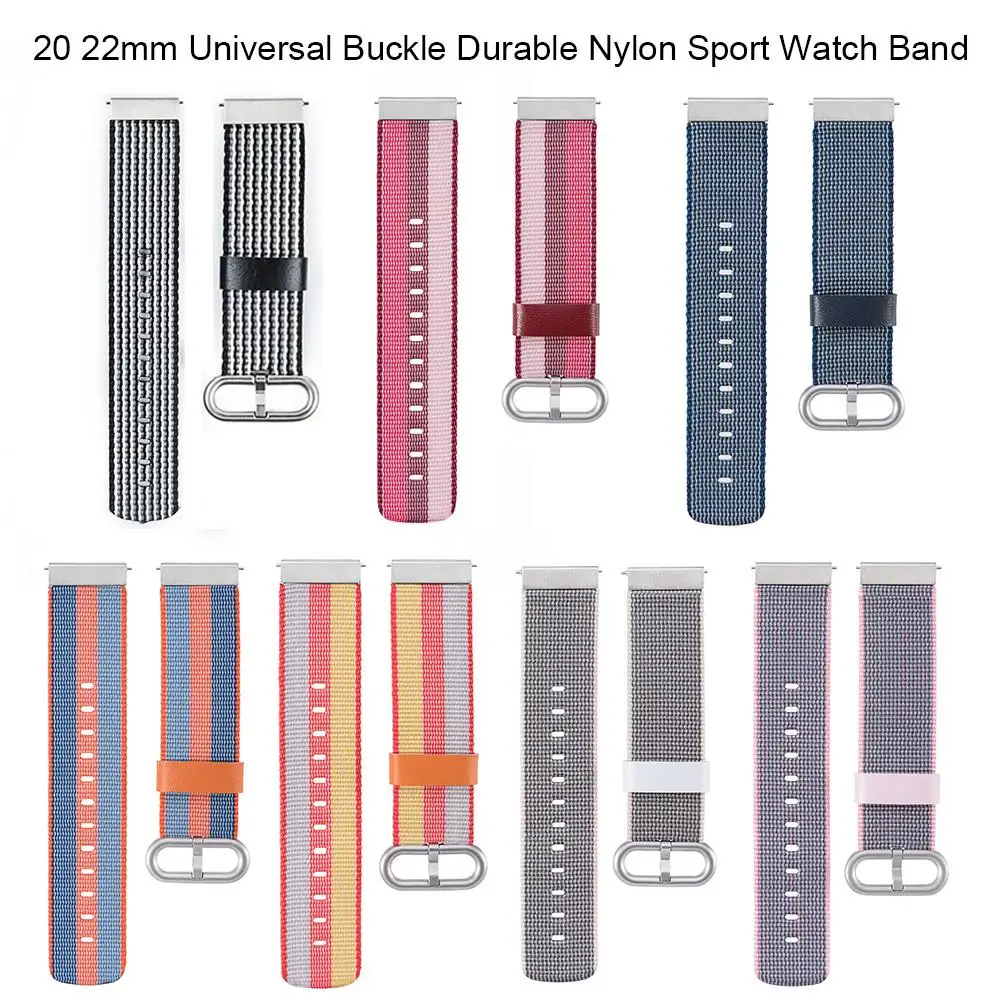 Универсальный нейлоновый ремешок для часов 20 мм/22 мм|Смарт-аксессуары| |