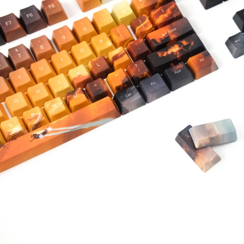 

104Keys Keycap Dye Sublimation OEM Profile for Mechanical Keyboard Game Lover