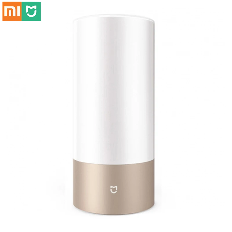 

Прикроватная лампа Xiaomi Mijia, оригинальная настольная лампа, 16 миллионов светодиодов RGB, Bluetooth, Wi-Fi, сенсорное управление, работает с приложение...