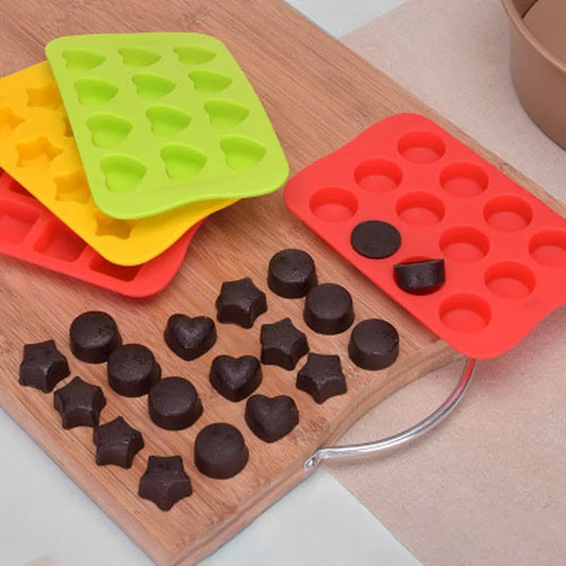 Силиконовая форма для шоколада 12 Ячеек | Дом и сад