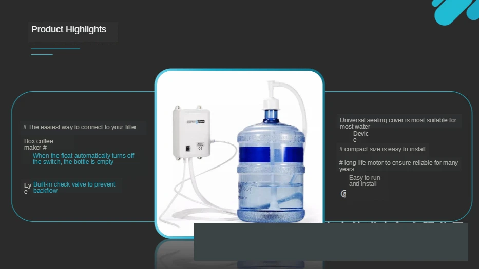 220V Водяной насос-дозатор для зарядки автоматический Электрический водяной насос