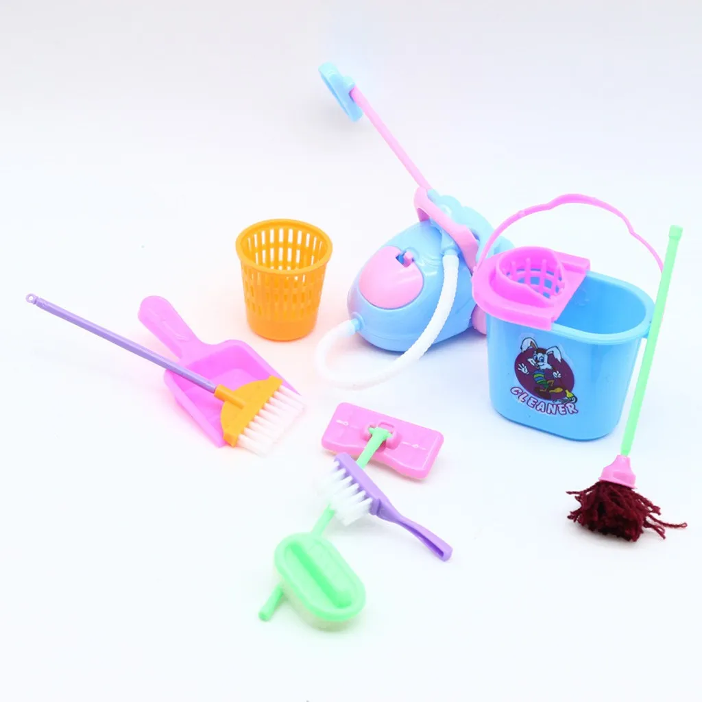 Набор для чистки детей настоящие рабочие инструменты Игрушки маленьких