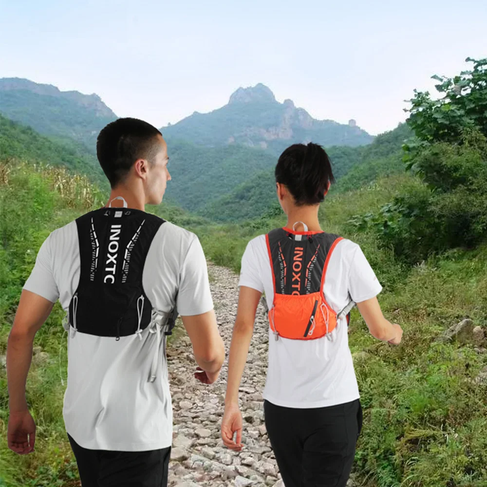 

2021 Lightweight Marathon Running Vest Backpack Trail Cycling Portable Backpack 5L Men Women Mountain Bike Sports Bags XA110Q