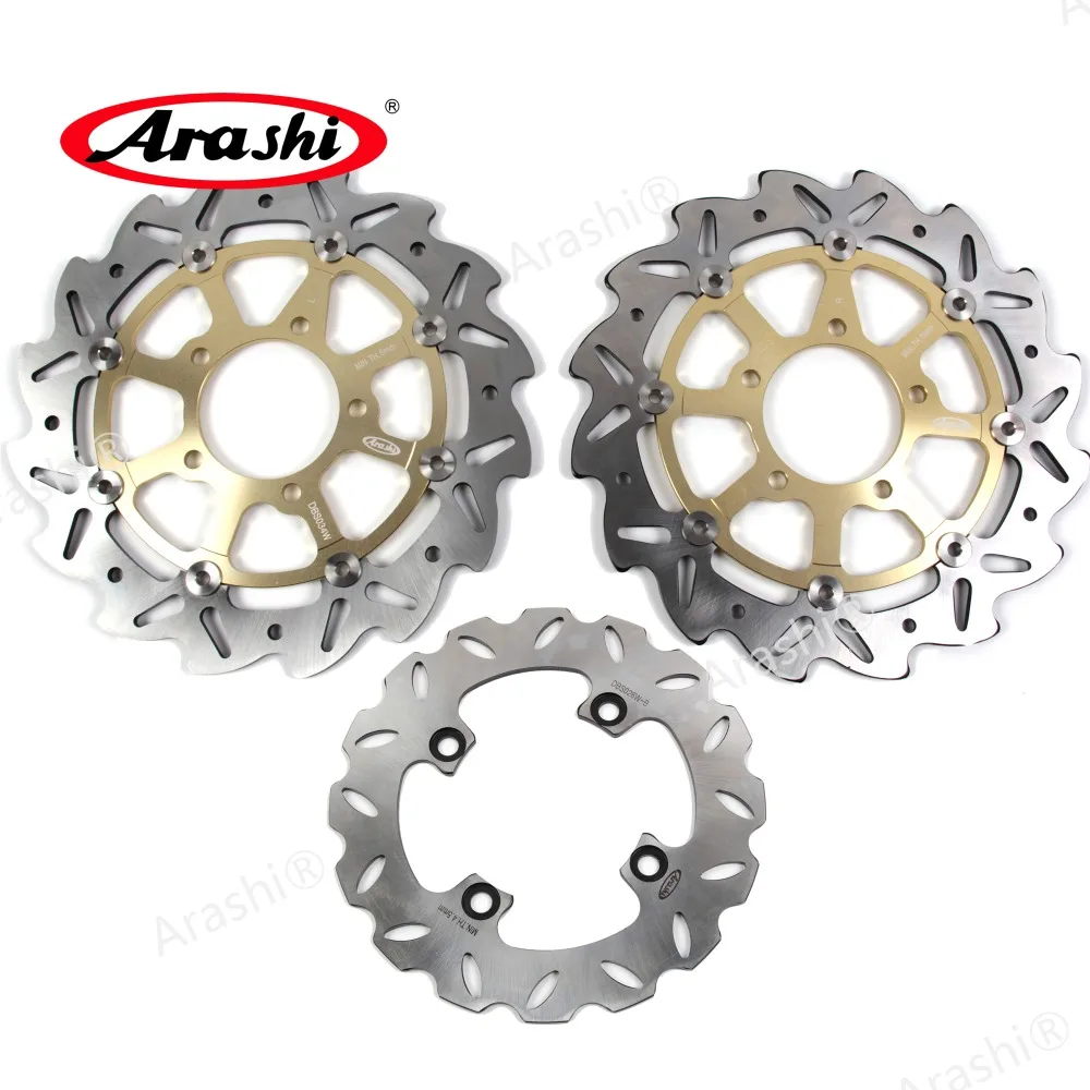 Arashi 1 комплект для KAWASAKI ZX6R ниндзя 600 2007 2008 2009 2010 2011 2012 2013 ЧПУ передние и задние тормоза дисковые роторы ZX-6R