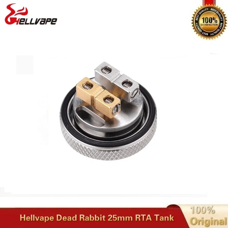 Helvape Dead Rabbit 25 мм RTA Vape Tank 4 5 мл атомайзер с полимерным дриптопом одна двойная