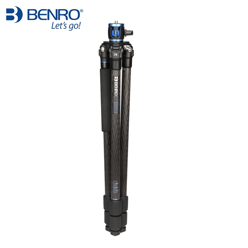 Benro GC157T штатив Углеродные волоконные штативы Камера монопод 3 секции с сумкой для