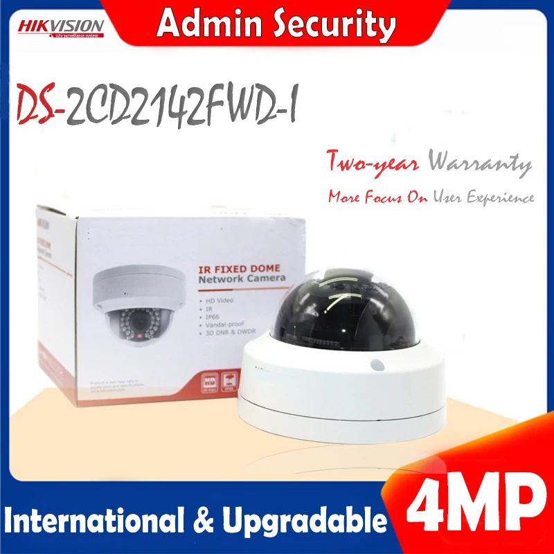 Hikvision английская версия DS-2CD2142FWD-I 4MP IP корпус купольная камера видеонаблюдения 1080P POE безопасности дешевые IPC открытый обновляемый ONVIF